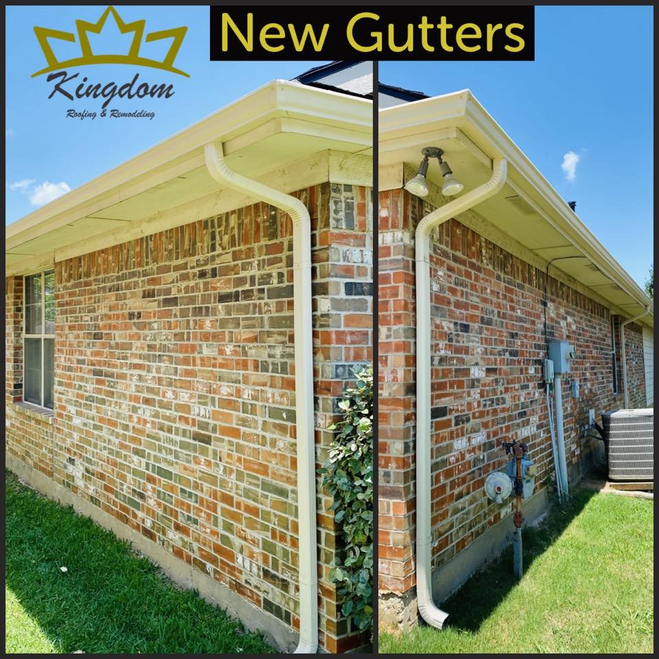 New Gutters & Downspouts